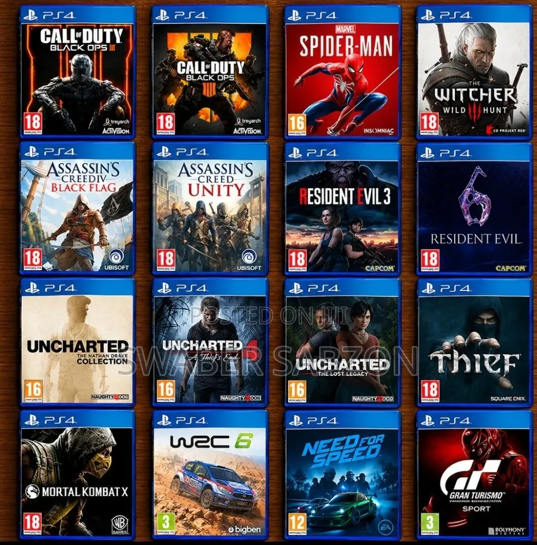 PS4 and PS5 Cd Games