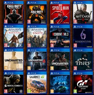 PS4 and PS5 Cd Games