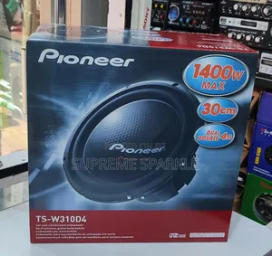 Pioneer Subwoofer 1400W 30cm Dual 4-Ohm (Double Coil ), TS-W310D4.