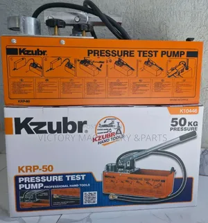 KZUBR Heavy-Duty Manual Pressure Testing Pump – 50 Bar