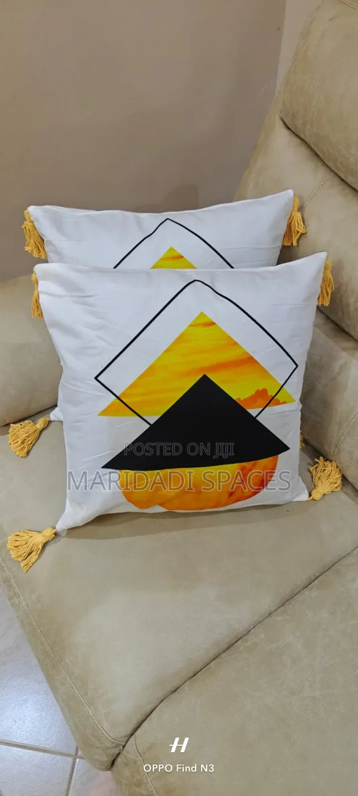Semi -Boho Geometric Pillow Covers Available