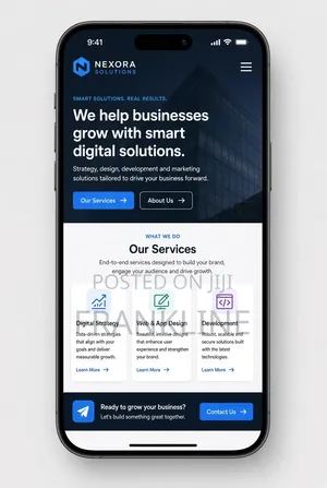 Custom Website Design & Development by Frank