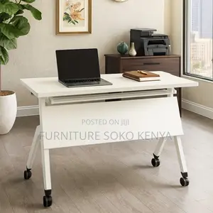 1.2 Meter White Conference Table | Home Offices Meeting Study Tabe