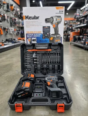Electric Impact Wrench Kit Kzubr KBLEIW-21V-350T Lithium