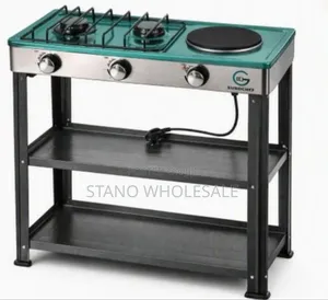 Eurochef 2+1 Standing Cooker With Shelves