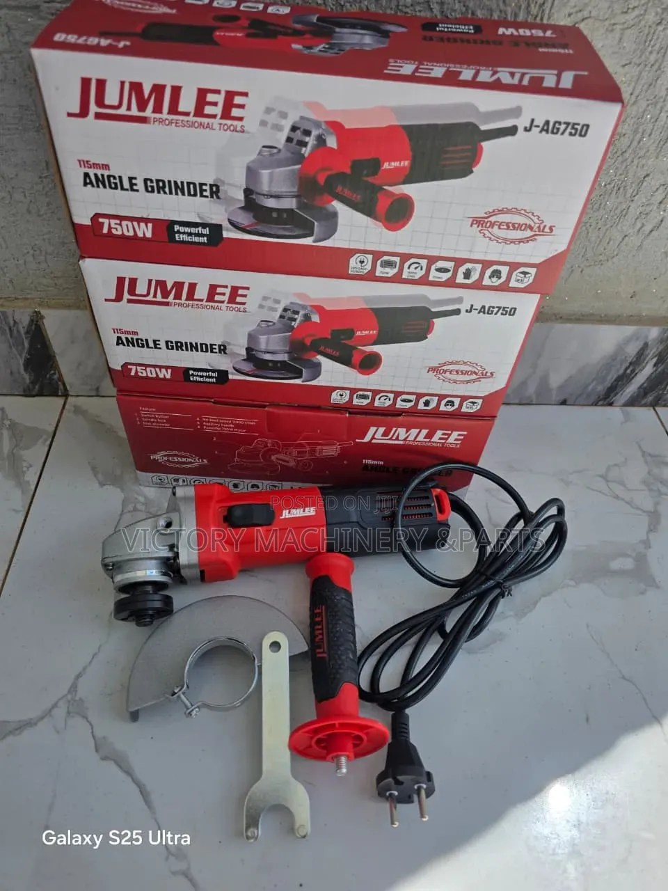Jumlee Angle Grinder 4" – 750w