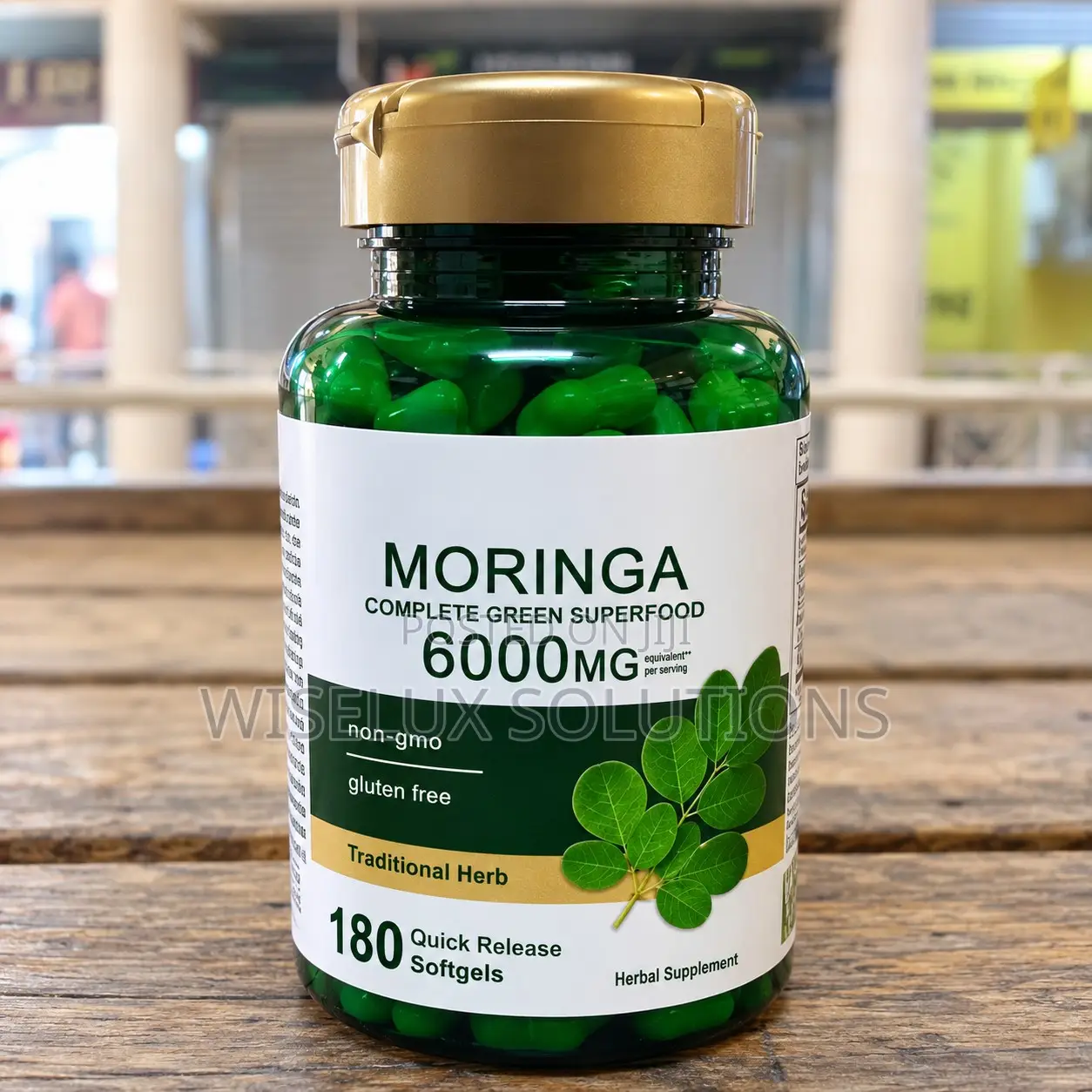 Moringa Leaf Extract Superfood – 180 Softgels