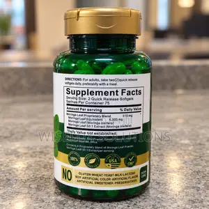 Moringa Leaf Extract Superfood – 180 Softgels