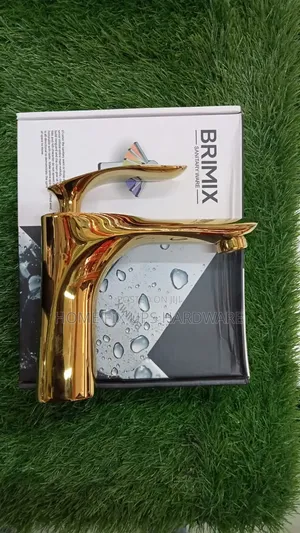 Golden Mixer Tap Wash Basin