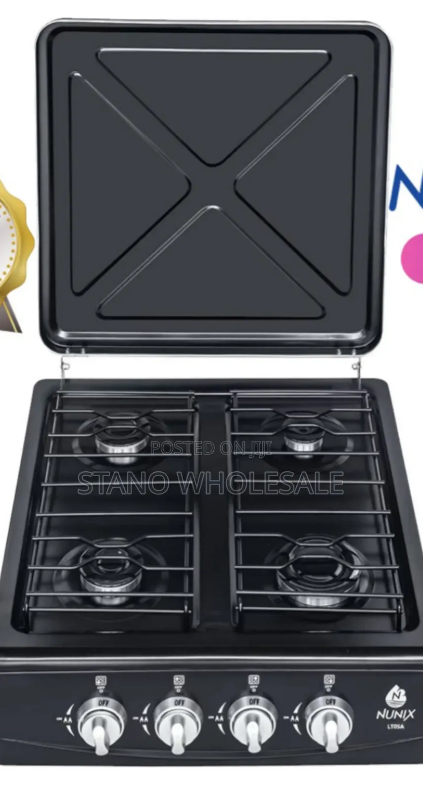 Black Nunix 4gas Table Top Cooker