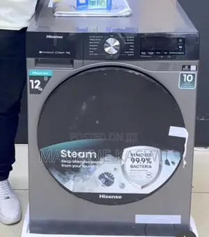 Hisense Washer 12 Kg With Free Antivibrators Pads