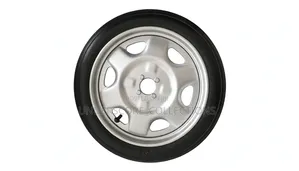 Spare Solid Wheel for Wheelchair, Black Color Tyre