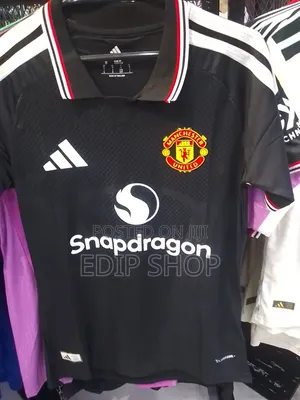 2026/27 Black Manchester United Jersey Player Version