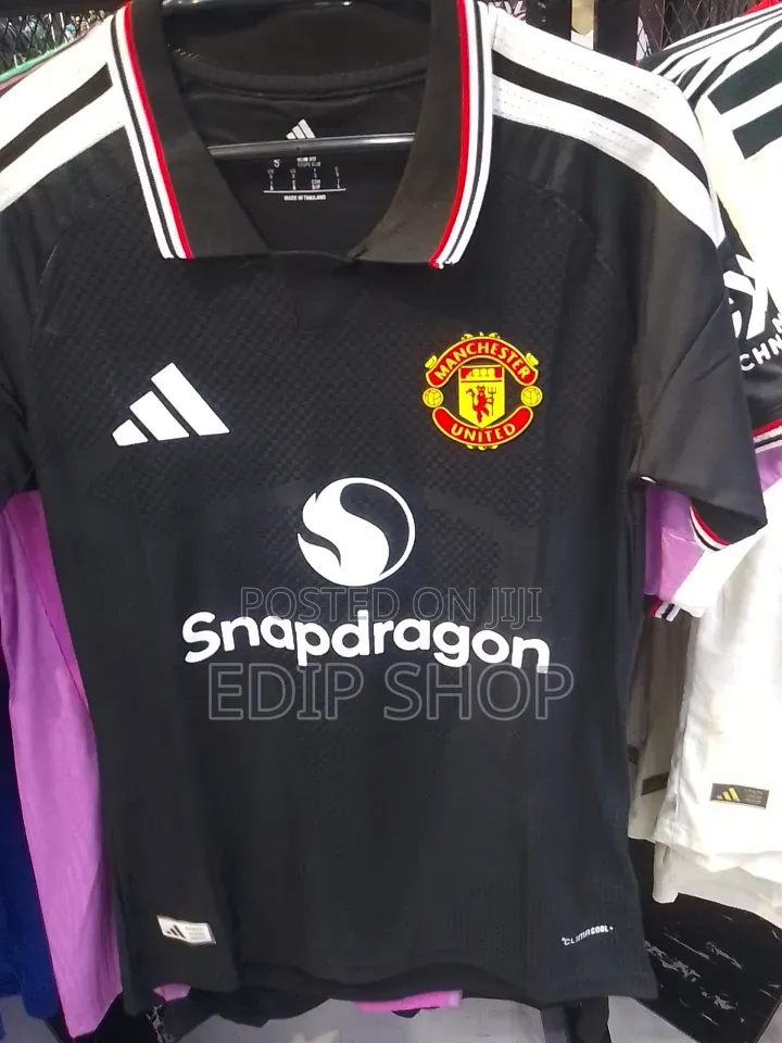 2026/27 Black Manchester United Jersey Player Version