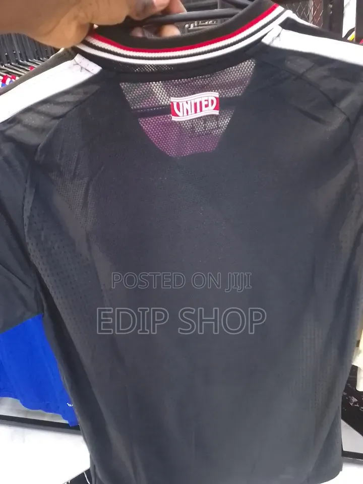 2026/27 Black Manchester United Jersey Player Version