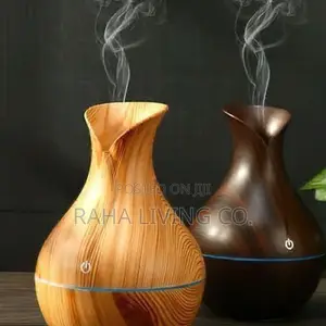 Wooden Grain Ultrasonic Humidifier Diffuser | 130ml | Aroma Mist