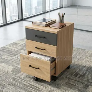 3-Drawer Mobile Pedestral Office Cabinet