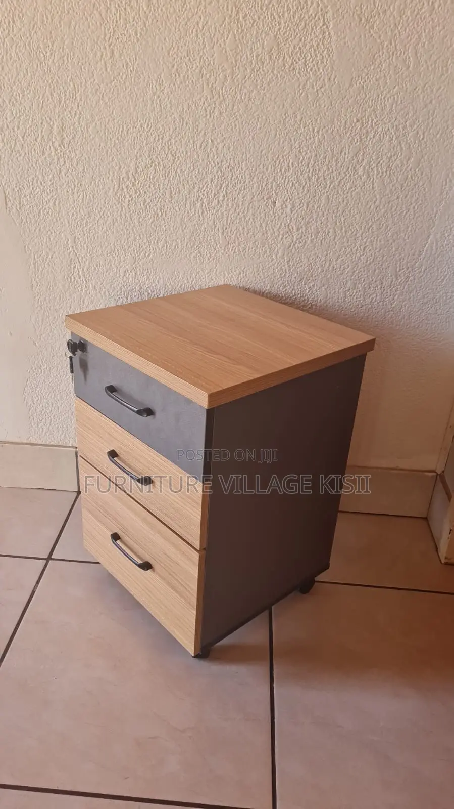 3-Drawer Mobile Pedestral Office Cabinet