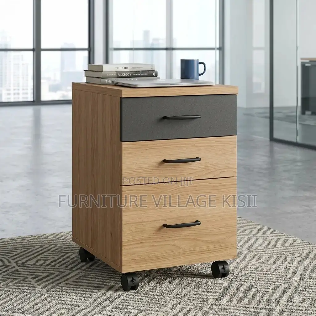 3-Drawer Mobile Pedestral Office Cabinet