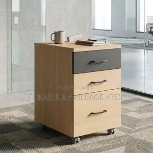 3-Drawer Mobile Pedestral Office Cabinet
