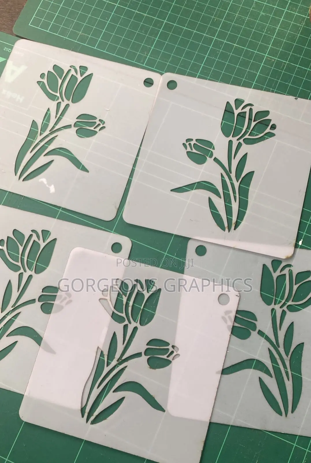 Acrylic Customised Stensils