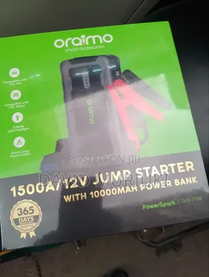 Oraimo PowerSpark 1500A 12V Car Jump Starter