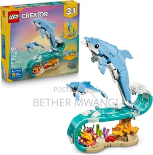 LEGO Creator 3 in 1 Sea Animals: Beautiful Dolphins - Animal Figures