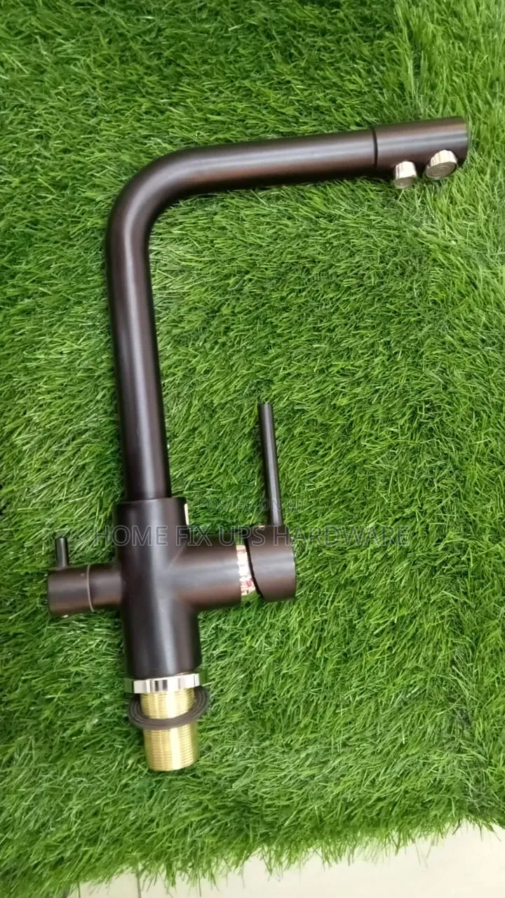 Brimix Black Kitchen Mixer With Two Handles