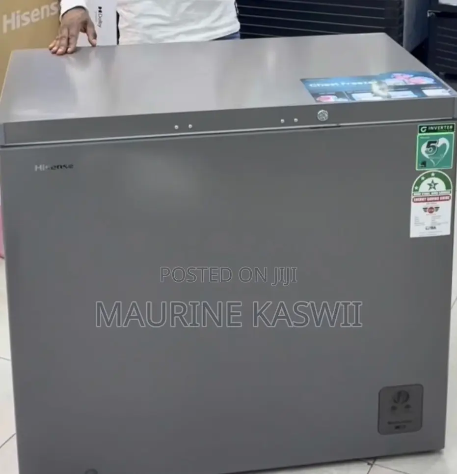 Hisense 239liters Dual Chest Freezer Grey