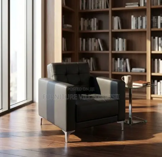 One Seater Leather Office Chair