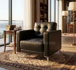 One Seater Leather Office Chair