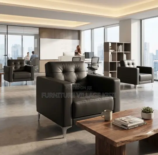 One Seater Leather Office Chair