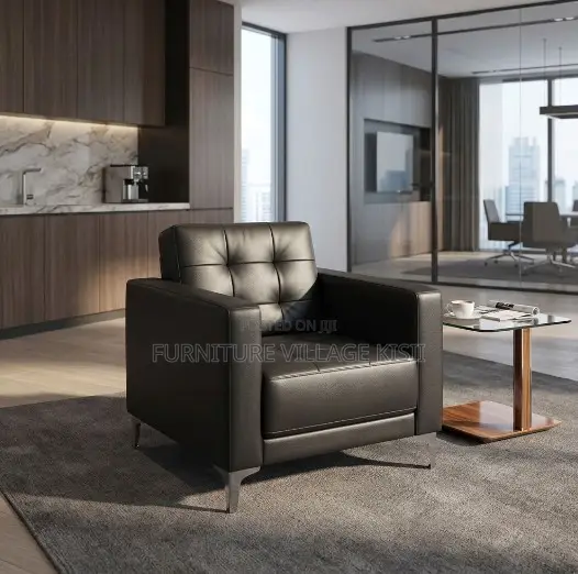 One Seater Leather Office Chair