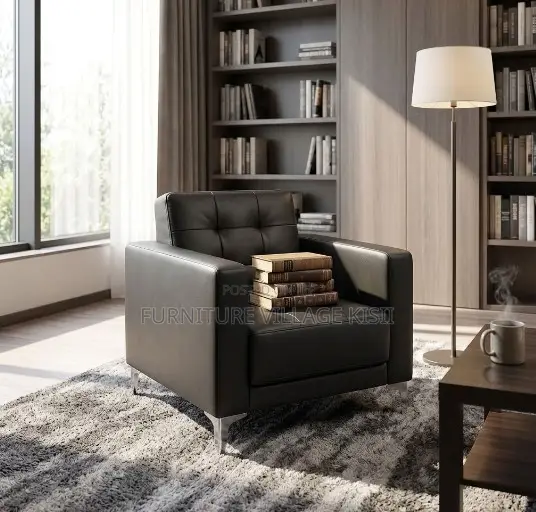 One Seater Leather Office Chair