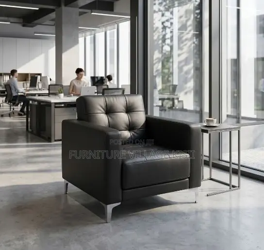 One Seater Leather Office Chair