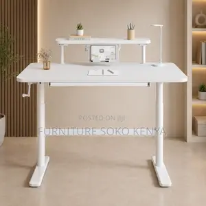 1200MM Sit Stand Desk | Ergonomic Manual Adjustable Modern Desk