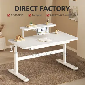 1200MM Sit Stand Desk | Ergonomic Manual Adjustable Modern Desk