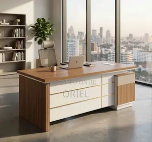 180CM Office Desk : L-Shaped Desk With Side Return