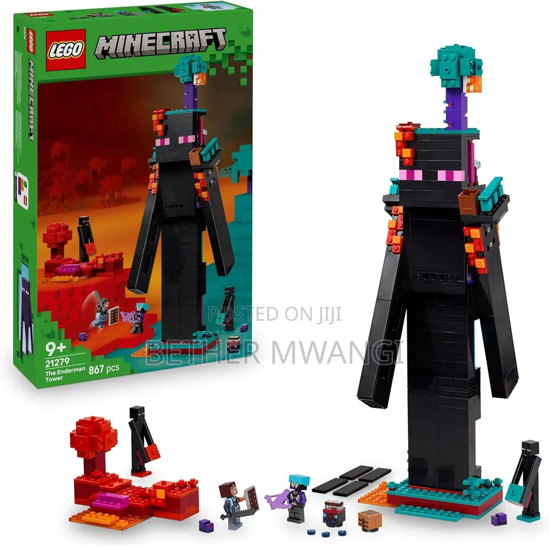 LEGO Minecraft the Enderman Tower Building Toy