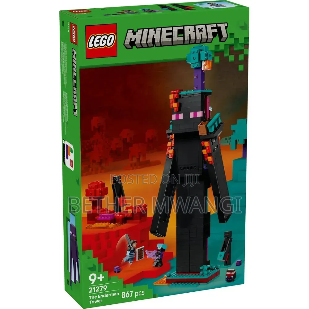 LEGO Minecraft the Enderman Tower Building Toy