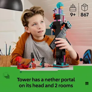 LEGO Minecraft the Enderman Tower Building Toy