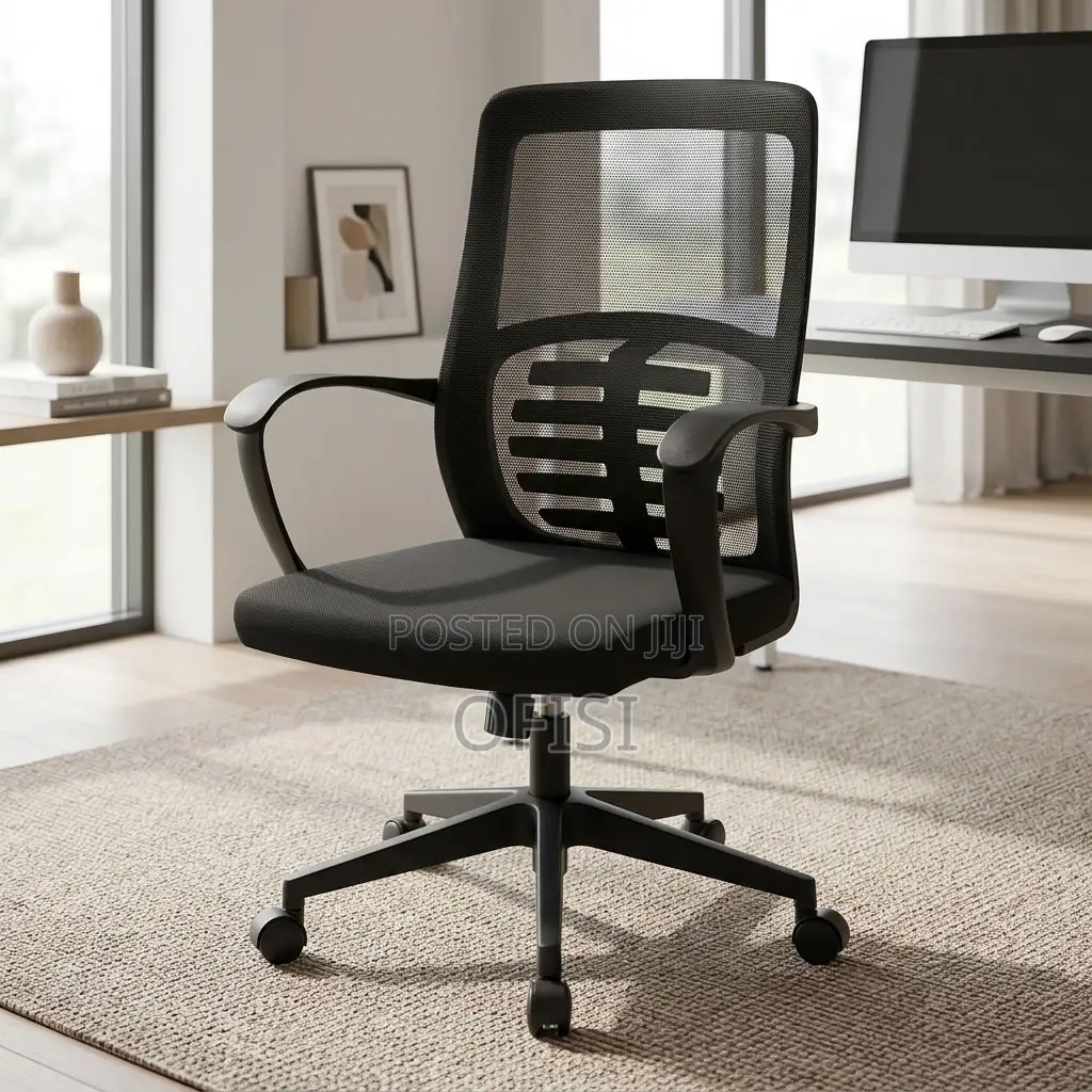 Office Chair; Adjustable Mid Back Mesh Chair