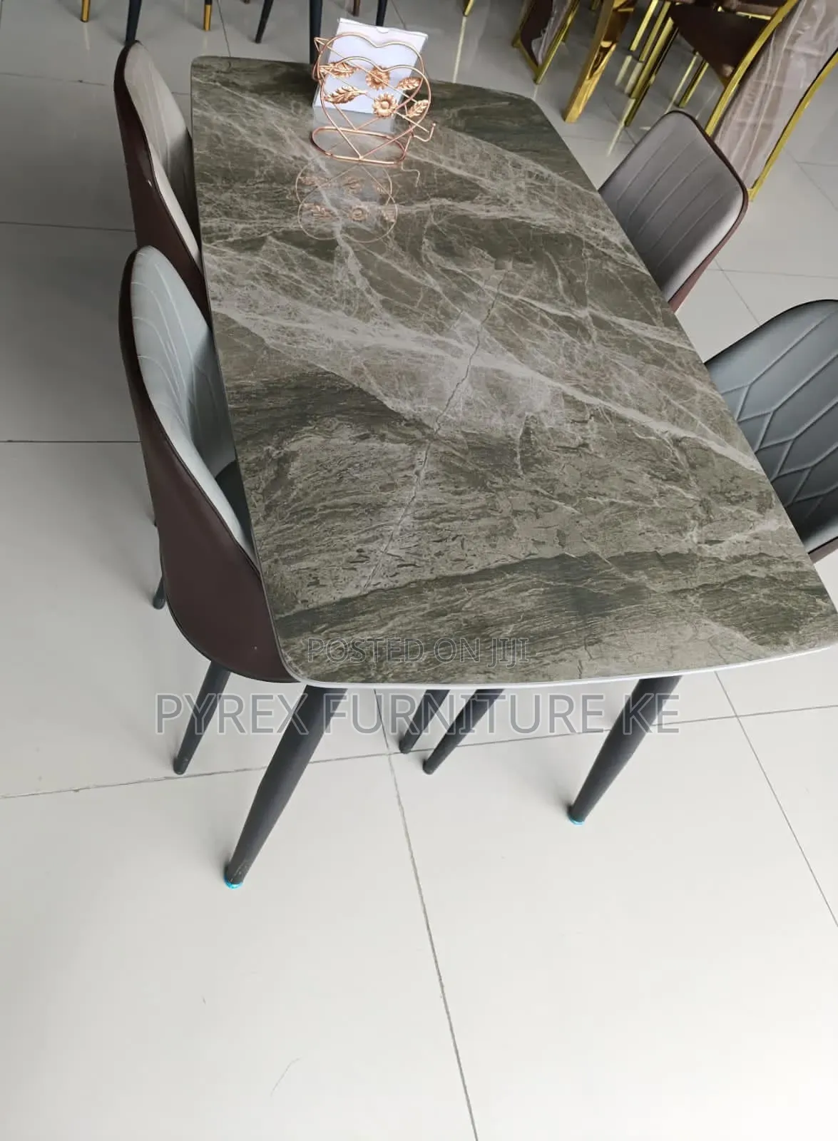 Marble Top Dining Set