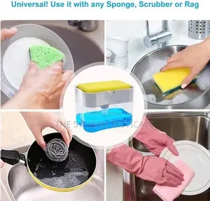 *Liquid Soap Dispenser & Sponge Holder - Dish Soap Pump