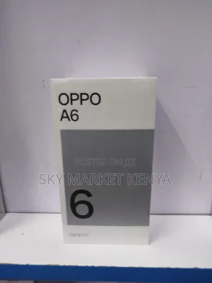 New Oppo A6 256 GB Gold