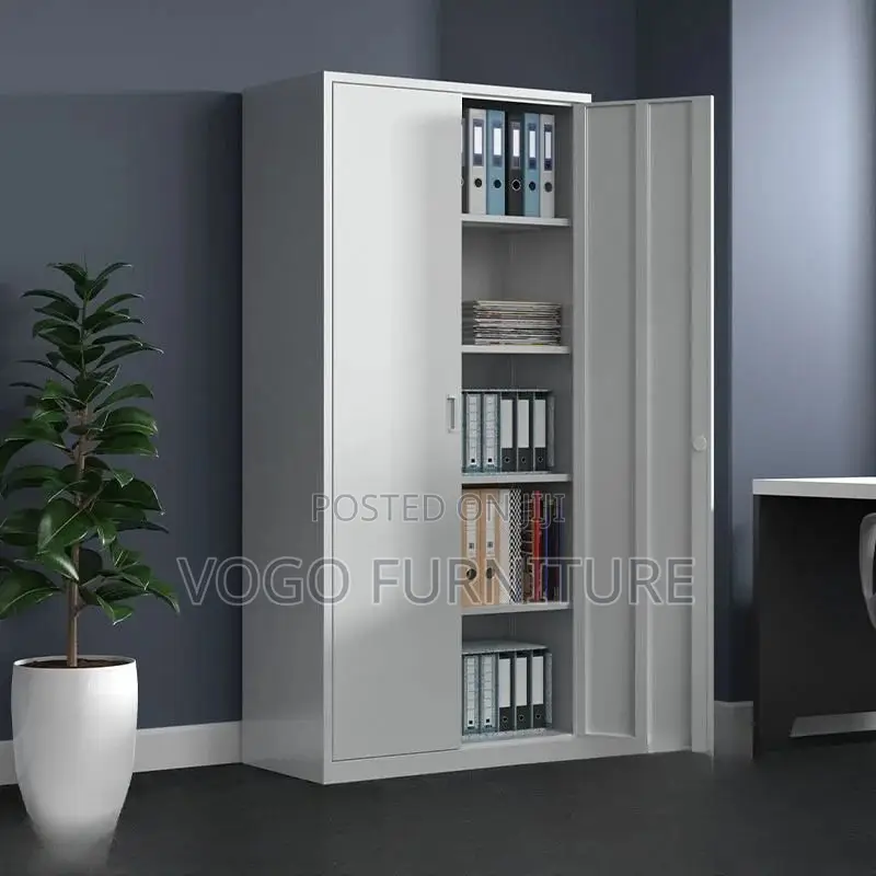 Filing Cabinet; 2-Door Steel Cabinet