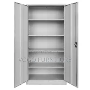 Filing Cabinet; 2-Door Steel Cabinet