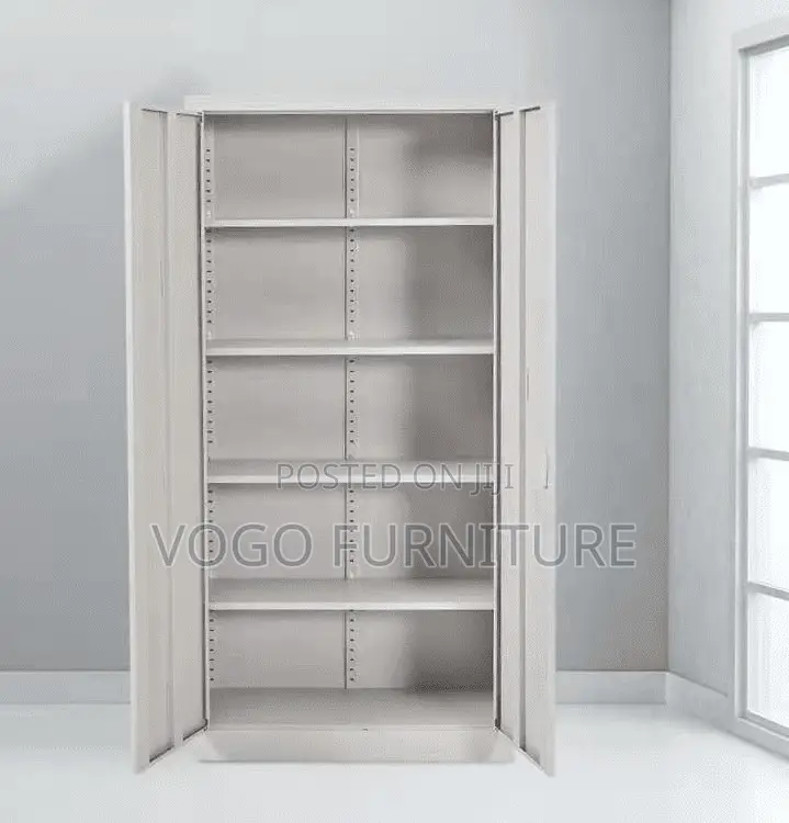 Filing Cabinet; 2-Door Steel Cabinet