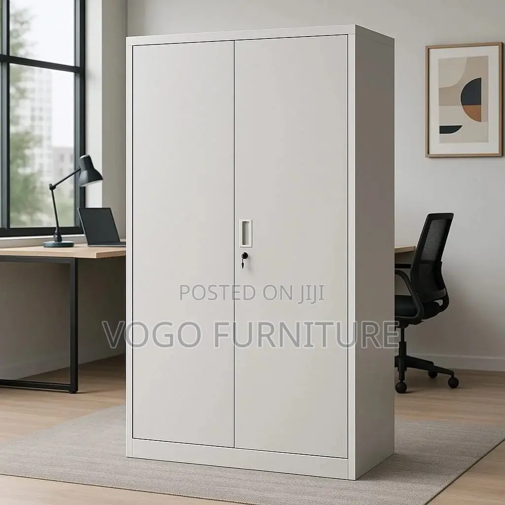 Filing Cabinet; 2-Door Steel Cabinet