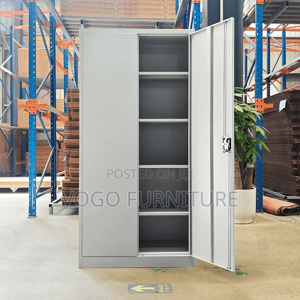 Filing Cabinet; 2-Door Steel Cabinet